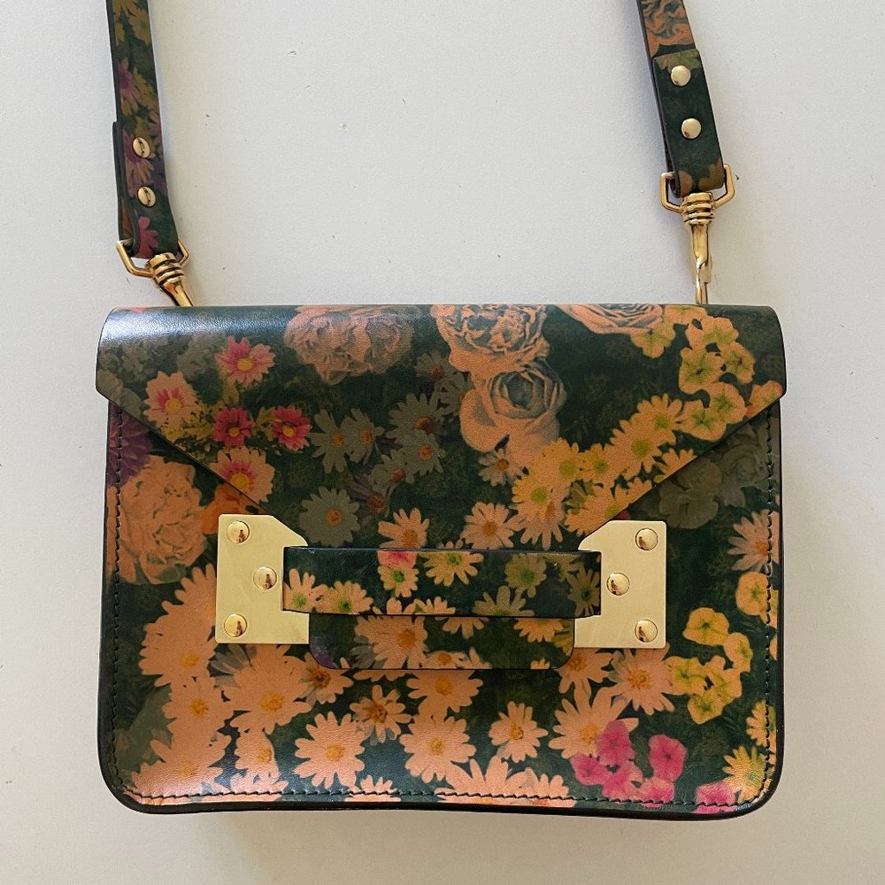 Sophie Hulme Floral Envelope Purse NWOT